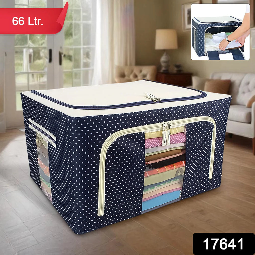 “Premium Foldable Fabric Storage Organizer Box – Large Capacity, Dustproof & Durable”