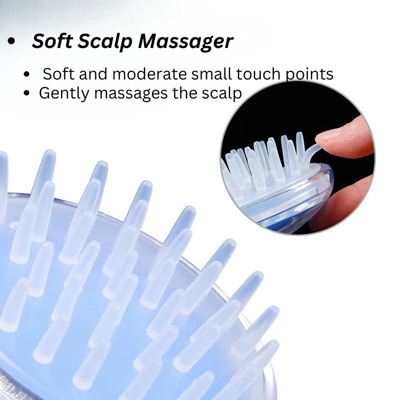 “Premium Scalp Massager Shampoo Brush – Relaxing, Soft & Deep Cleaning”
