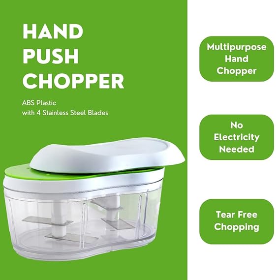 “Premium Hand-Pull Vegetable & Fruit Chopper – Effortless Cutting in Seconds”