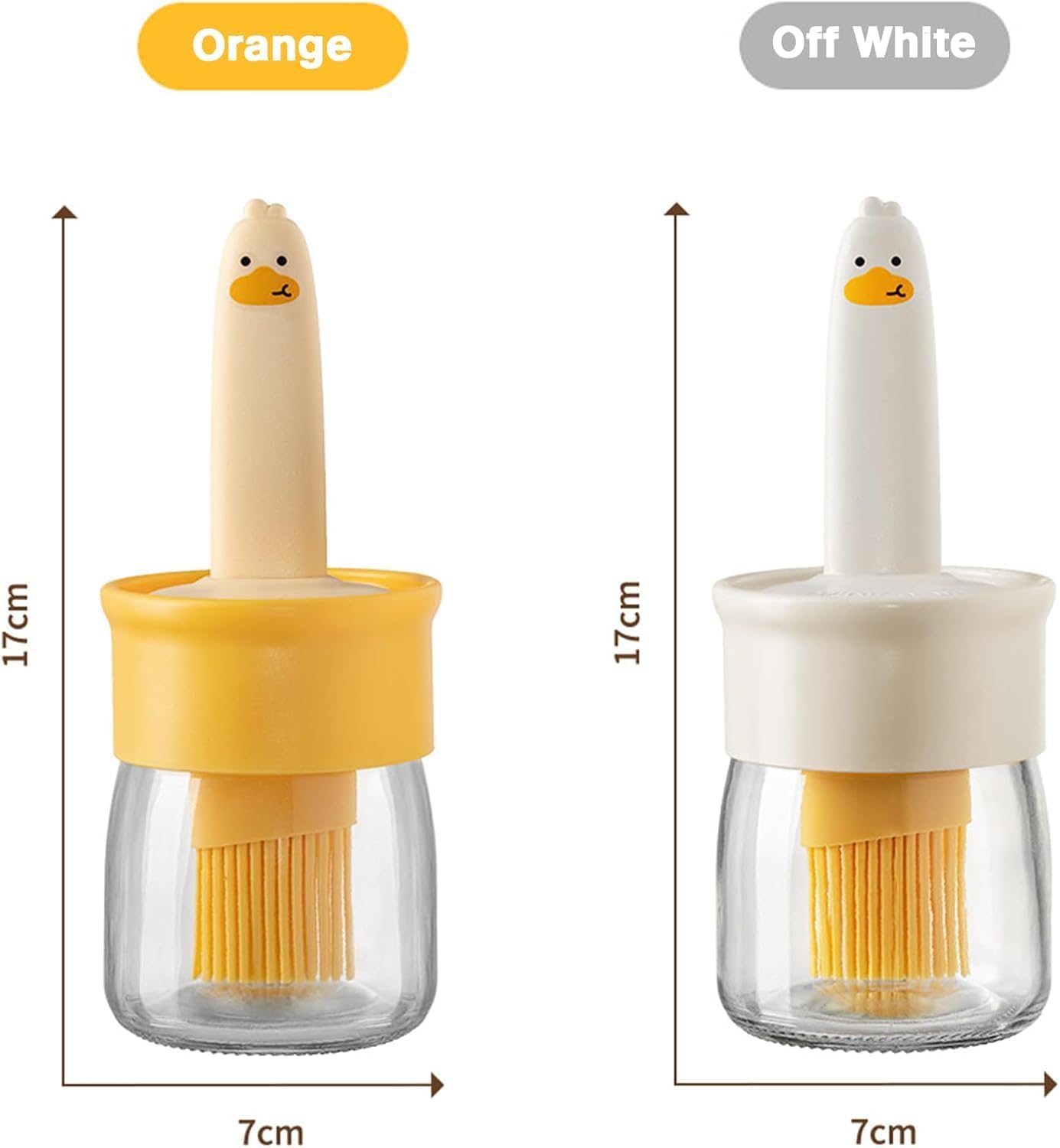 “Premium Oil Dispenser Bottle with Silicone Brush – Leakproof & Easy Cooking”