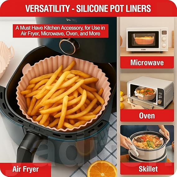 “Premium Multipurpose Silicone Cooking Pot – Heat Resistant, Non-Stick & Foldable”