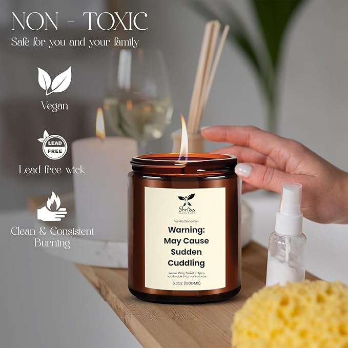 “Aromatherapy Soy Wax Candle – Long Lasting, Relaxing & Eco-Friendly”