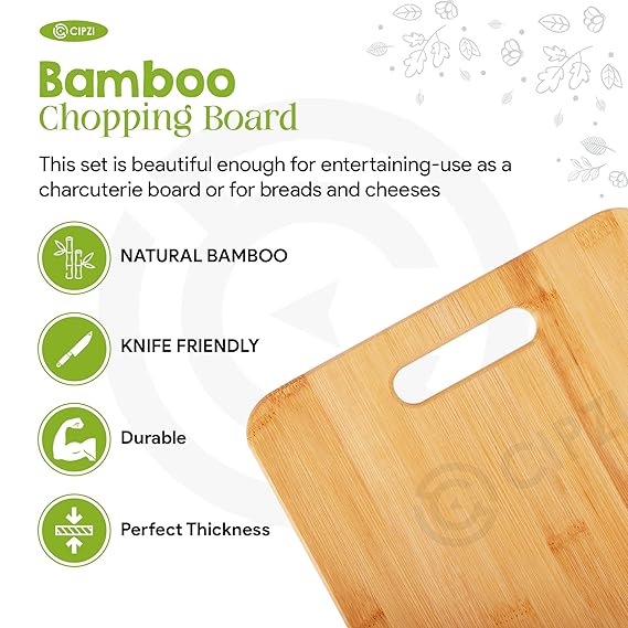 “Eco-Friendly Bamboo Cutting Board – Durable Wooden Chopping Board for Kitchen”